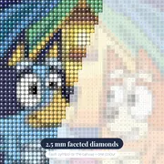 Bluey and Bingo Camping Under the Stars – diamond close-up