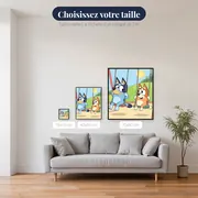Bluey et Bingo à la balançoire – tailles disponibles