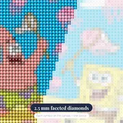 SpongeBob and Patrick Jellyfishing in Bikini Bottom – diamond close-up