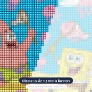 Bob et Patrick chassent les méduses roses – gros plan des diamants