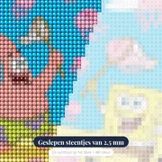 SpongeBob en Patrick vangen kwallen in Bikinibroek – close-up van de steentjes