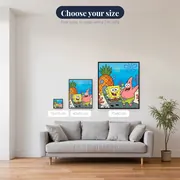 SpongeBob and Patrick Waving at the Pineapple House – available sizes
