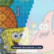 SpongeBob e Patrick davanti alla casa ananas – primo piano dei diamanti