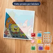 SpongeBob e Patrick davanti alla casa ananas – kit pronto per iniziare