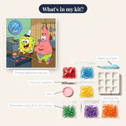 SpongeBob and Patrick Flipping Burgers at the Krusty Krab – kit contents