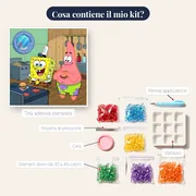 SpongeBob e Patrick cucinano hamburger al Krusty Krab – contenuto del kit