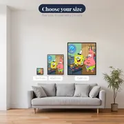 SpongeBob and Patrick Flipping Burgers at the Krusty Krab – available sizes