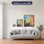Bob et Patrick en cuisine au Crabe Croustillant – tailles disponibles