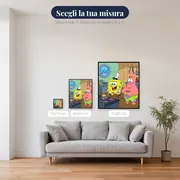 SpongeBob e Patrick cucinano hamburger al Krusty Krab – misure disponibili