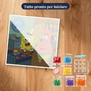 SpongeBob e Patrick cucinano hamburger al Krusty Krab – kit pronto per iniziare