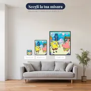 SpongeBob e Patrick soffiano bolle giganti a Bikini Bottom – misure disponibili