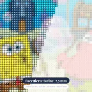 SpongeBob und Patrick pusten riesige Seifenblasen – Nahaufnahme der Steine
