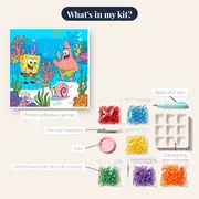 SpongeBob Patrick and Gary in Bikini Bottom Garden – kit contents