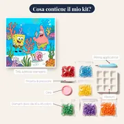 SpongeBob, Patrick e Gary nel giardino sottomarino – contenuto del kit