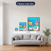 SpongeBob Patrick and Gary in Bikini Bottom Garden – available sizes