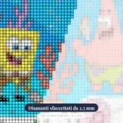 SpongeBob, Patrick e Gary nel giardino sottomarino – primo piano dei diamanti