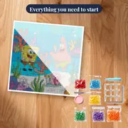 SpongeBob Patrick and Gary in Bikini Bottom Garden – kit ready to start