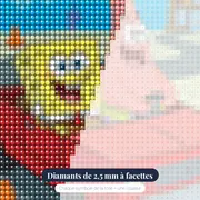 Bob et Patrick à l'école de conduite – gros plan des diamants