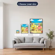 SpongeBob and Patrick at Goo Lagoon Beach – available sizes