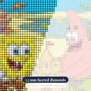 SpongeBob and Patrick at Goo Lagoon Beach – diamond close-up