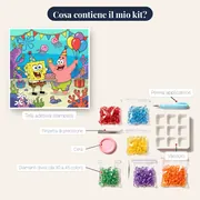 Festa di compleanno sottomarina con SpongeBob e Patrick – contenuto del kit