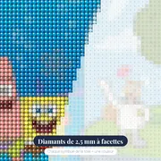 Bob Patrick et Sandy sous le dôme – gros plan des diamants