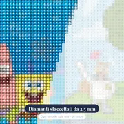 SpongeBob Patrick e Sandy a Bikini Bottom – primo piano dei diamanti