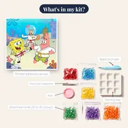 SpongeBob Patrick and Sandy Karate Battle Underwater – kit contents