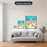 SpongeBob Patrick and Sandy Karate Battle Underwater – available sizes