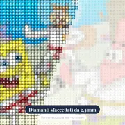 SpongeBob e Patrick in Combattimento di Karate – primo piano dei diamanti