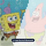 SpongeBob and Patrick Dancing at a Bikini Bottom Party – diamond close-up