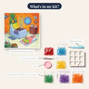 SpongeBob and Patrick Sleeping in the Pineapple Bedroom – kit contents