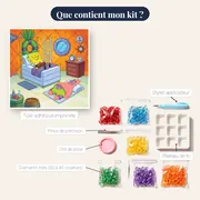 Bob et Patrick endormis dans l'ananas – contenu du kit