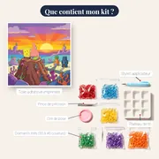 Bob et Patrick contemplent le coucher de soleil – contenu du kit