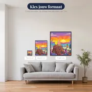 SpongeBob en Patrick kijken naar de zonsondergang – beschikbare formaten