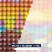 Bob et Patrick contemplent le coucher de soleil – gros plan des diamants