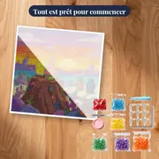 Bob et Patrick contemplent le coucher de soleil – kit prêt à commencer