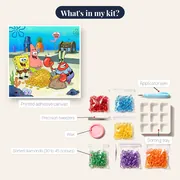 SpongeBob Patrick and Mr. Krabs With Gold Coins – kit contents