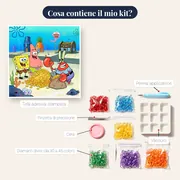 SpongeBob, Patrick e Mr. Krab con monete d'oro – contenuto del kit