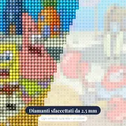 SpongeBob, Patrick e Mr. Krab con monete d'oro – primo piano dei diamanti