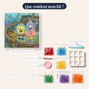 Bob et Patrick explorent un navire au trésor – contenu du kit