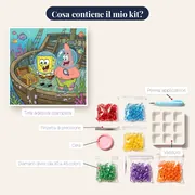 SpongeBob e Patrick esplorano un galeone sommerso – contenuto del kit