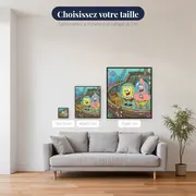 Bob et Patrick explorent un navire au trésor – tailles disponibles