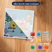SpongeBob und Patrick beim Schlittschuhlaufen in Bikini Bottom – Set bereit zum Loslegen