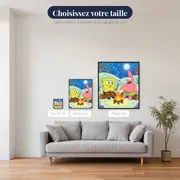 Bob et Patrick au feu de camp – tailles disponibles