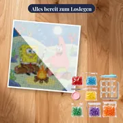 SpongeBob und Patrick am Lagerfeuer in Bikini Bottom – Set bereit zum Loslegen