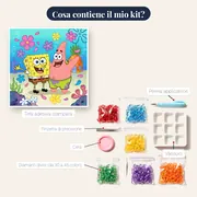 SpongeBob e Patrick con fiori sottomarini – contenuto del kit