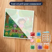 Dora et Babouche marchant dans la jungle – kit prêt à commencer
