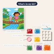 Dora and Boots Crossing the Rope Bridge – kit contents