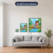 Dora e Boots sul ponte sospeso – misure disponibili